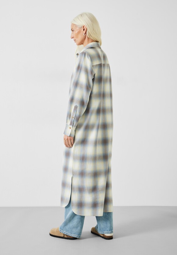 Aida Check Midi Dress