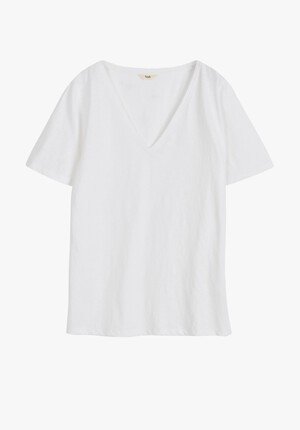 Kali Cotton Slub V-Neck T-Shirt