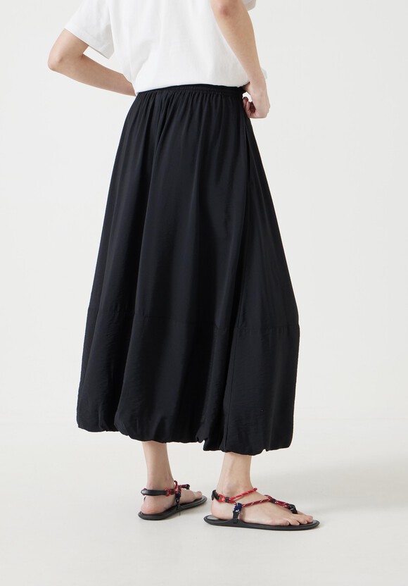 Air Flow Balloon Midi Skirt