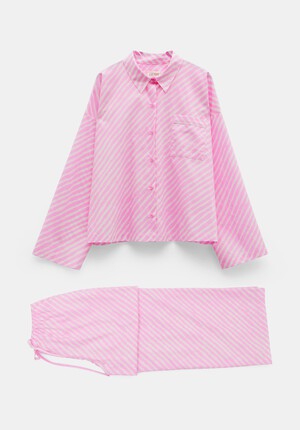 Kirby Cotton Wide Leg Pyjamas Set