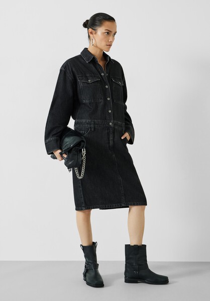 Ria Knee Length Denim Dress