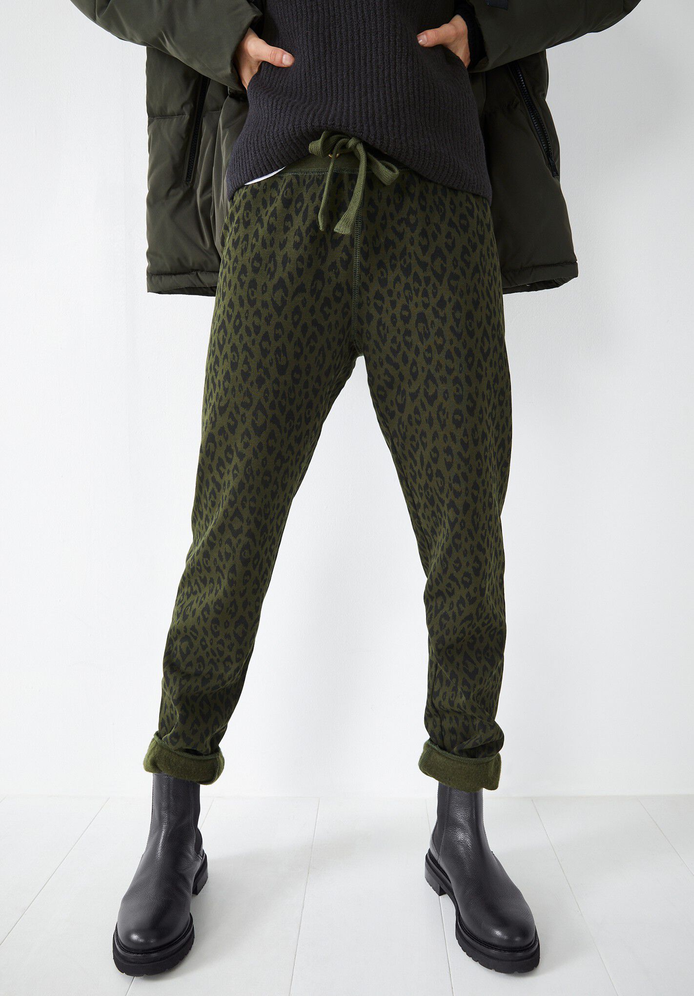 Morgan printed joggers sales