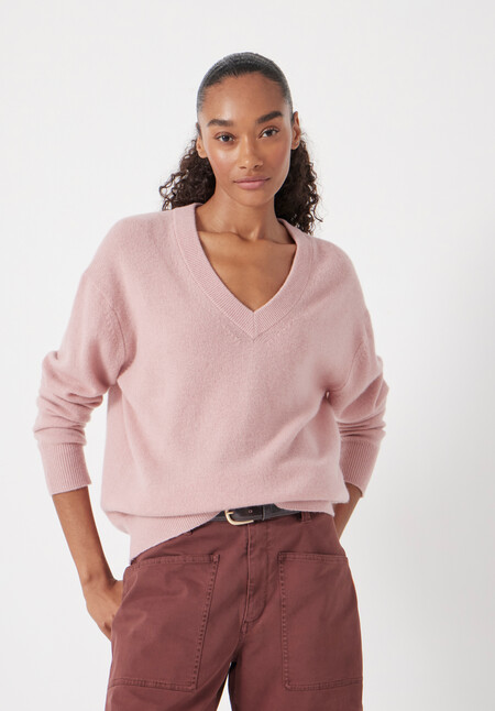 Scarlett Cashmere V-Neck Jumper