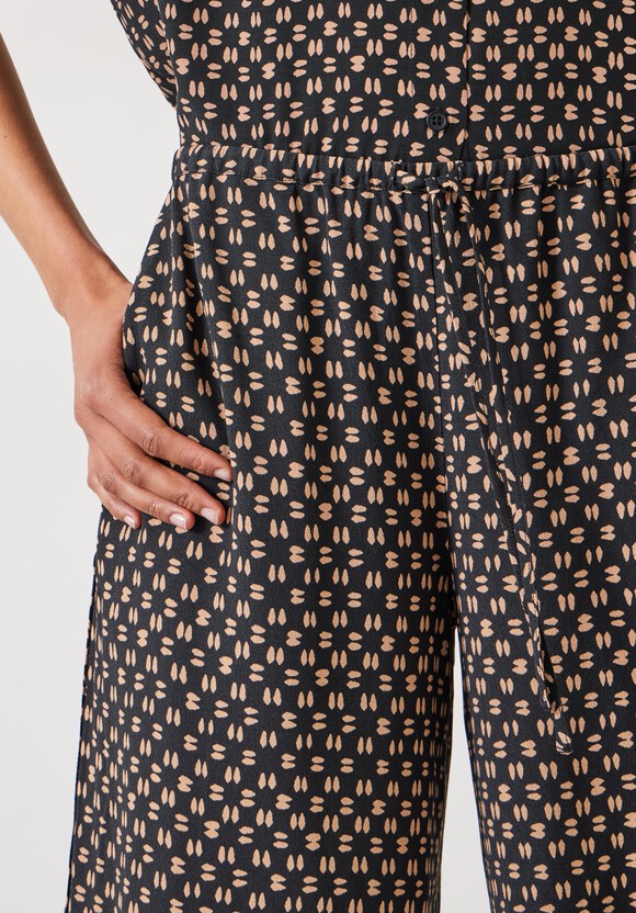 Layla Print Tie Waist Trousers