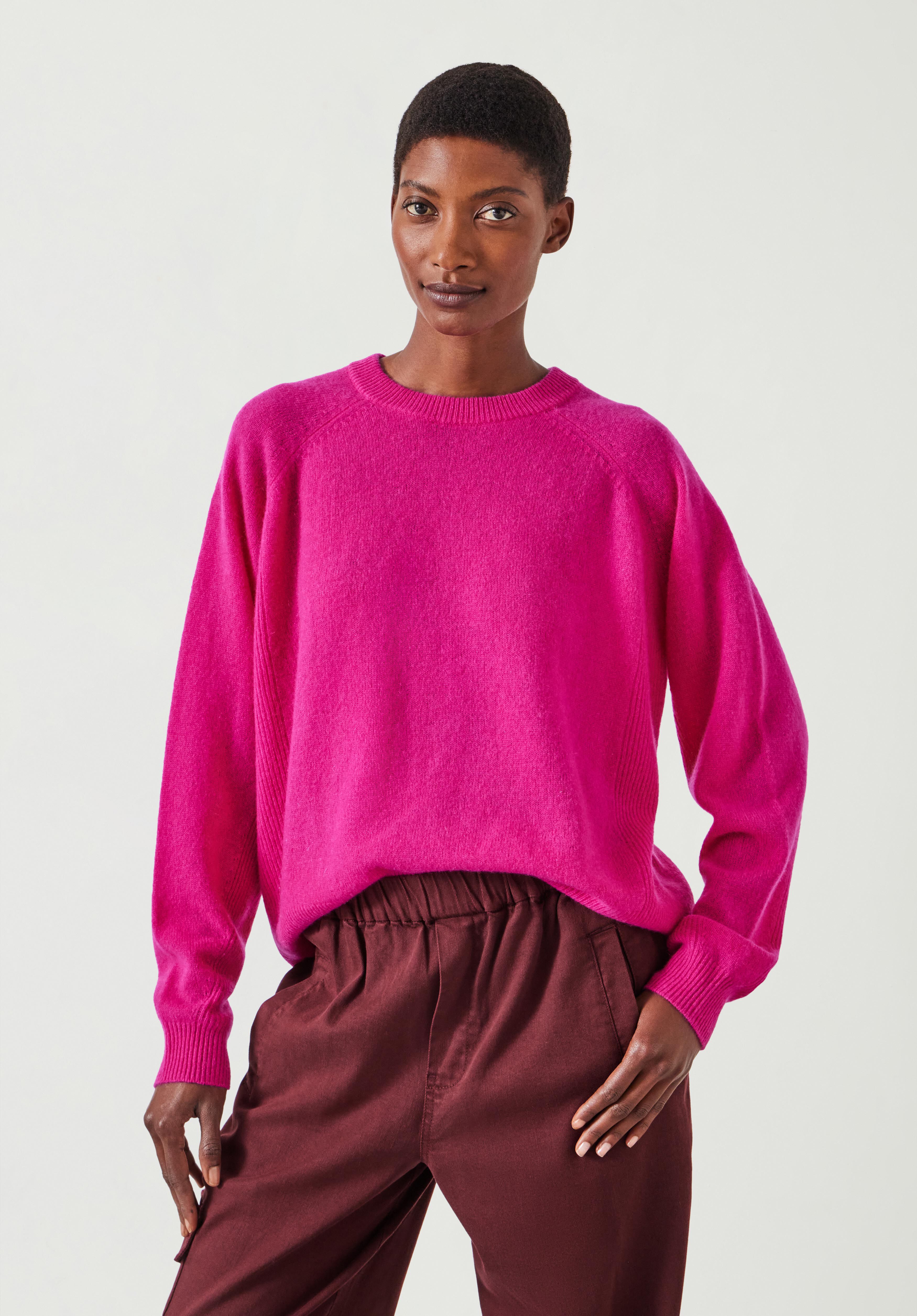 Women pink jumper cheap