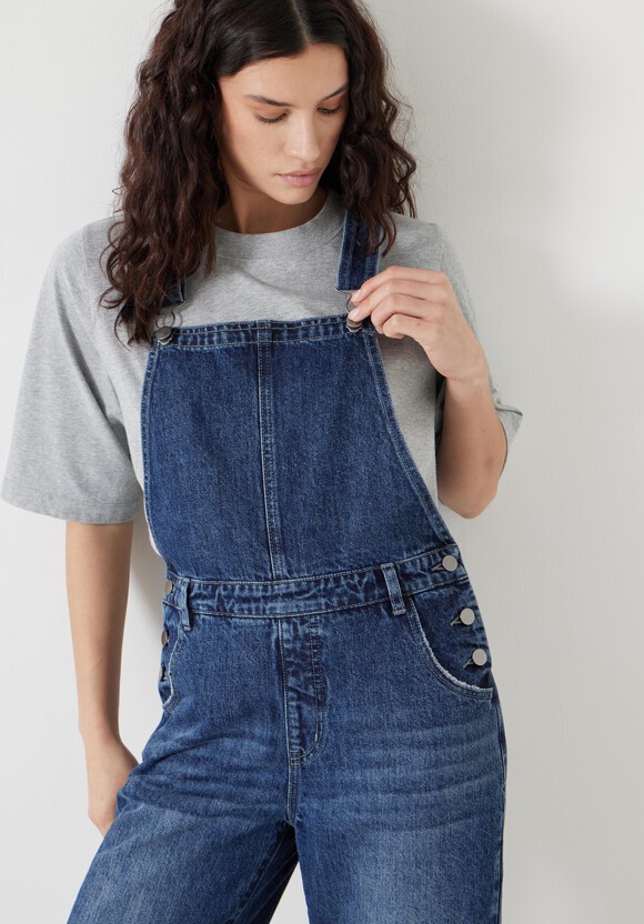 Cordelia Barrel Leg Dungarees