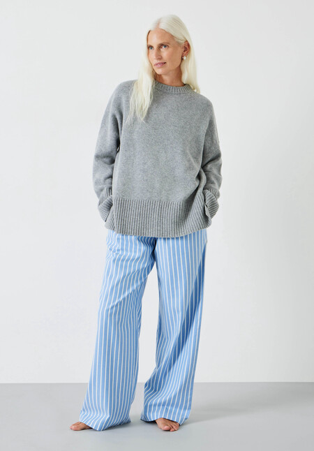 Amita Brushed Cotton Blend Pyjama Trousers