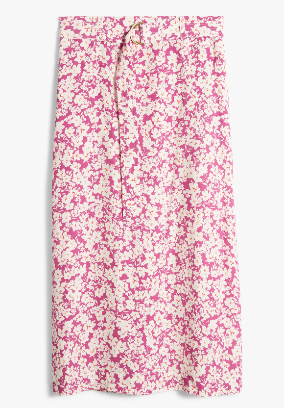 Gigi Belted Midi Skirt