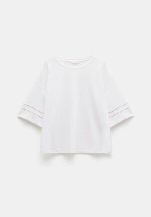 Lucie Lace Detail T-Shirt
