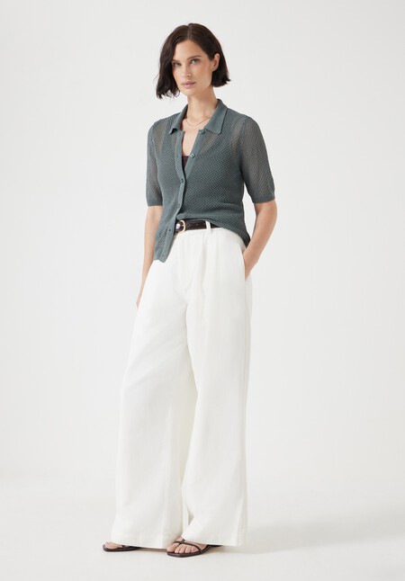 Soft Mesh Knitted Top