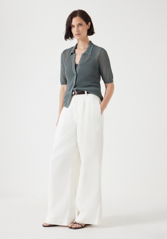 Soft Mesh Knitted Top