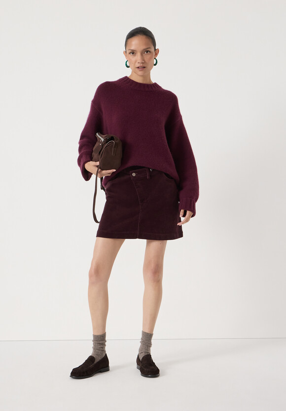 Cotton Cord Mini Skirt
