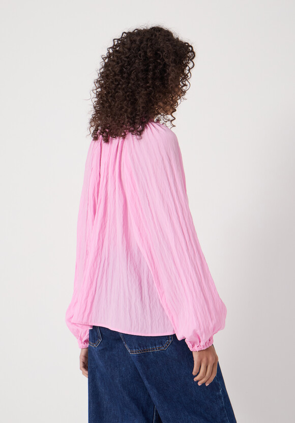 Ruffled Long Sleeve Blouse