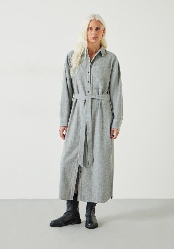Alexa Maxi Shirt Dress