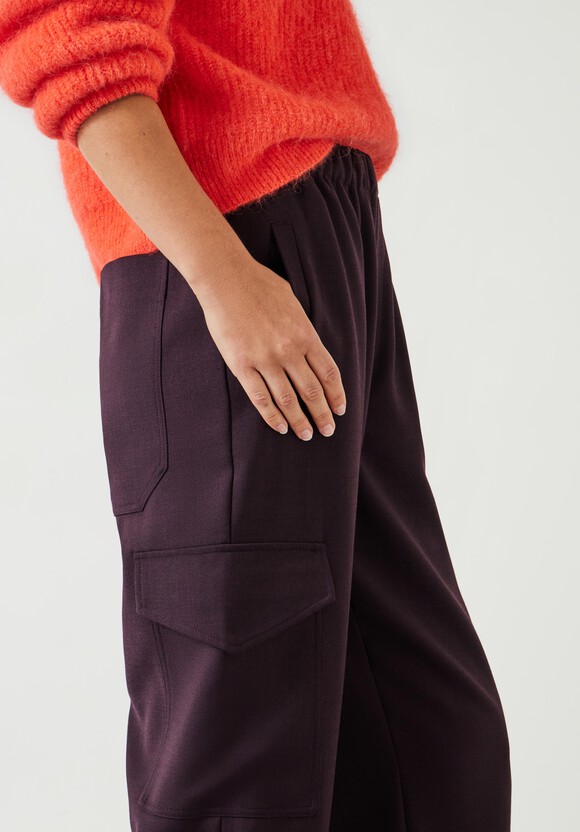 Ava Wool Cargo Trousers