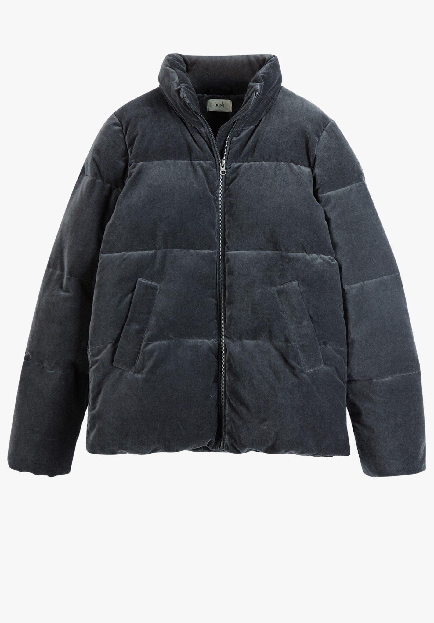 Hush velvet puffer jacket clearance