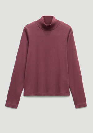 High Neck Midweight Jersey Top