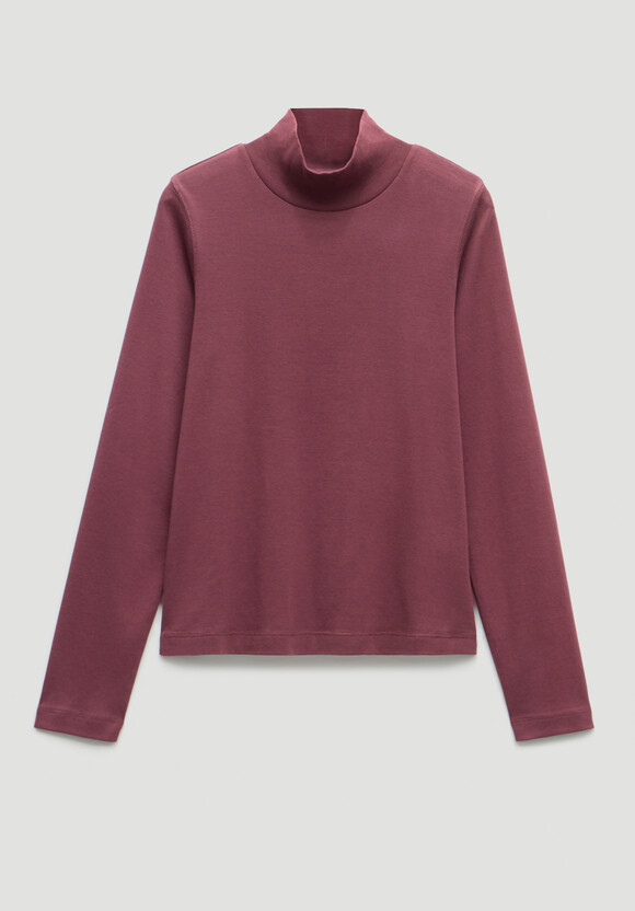High Neck Midweight Jersey Top