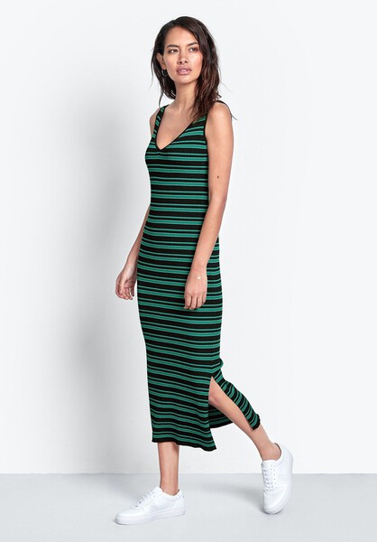 Azra Striped Knitted Dress