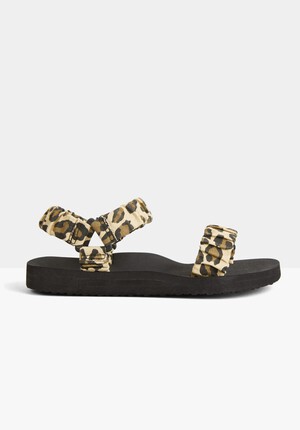 Kuta Leopard Sandals