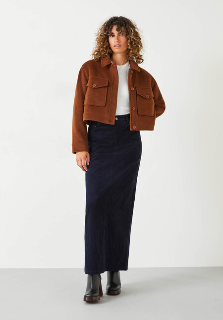 Alanna Cord Maxi Skirt