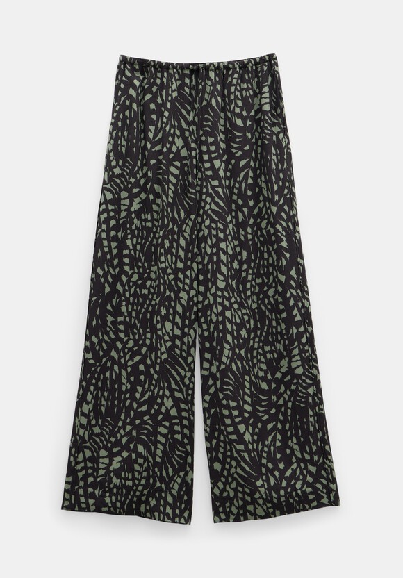 Layla Print Tie Waist Trousers