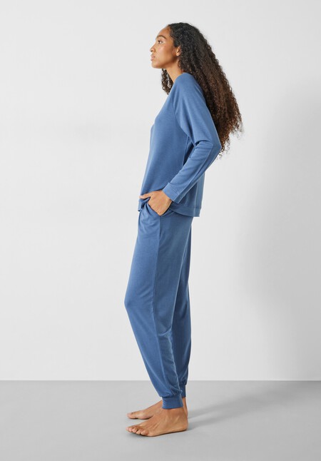 Ayla Scoop Neck Jersey Pyjamas