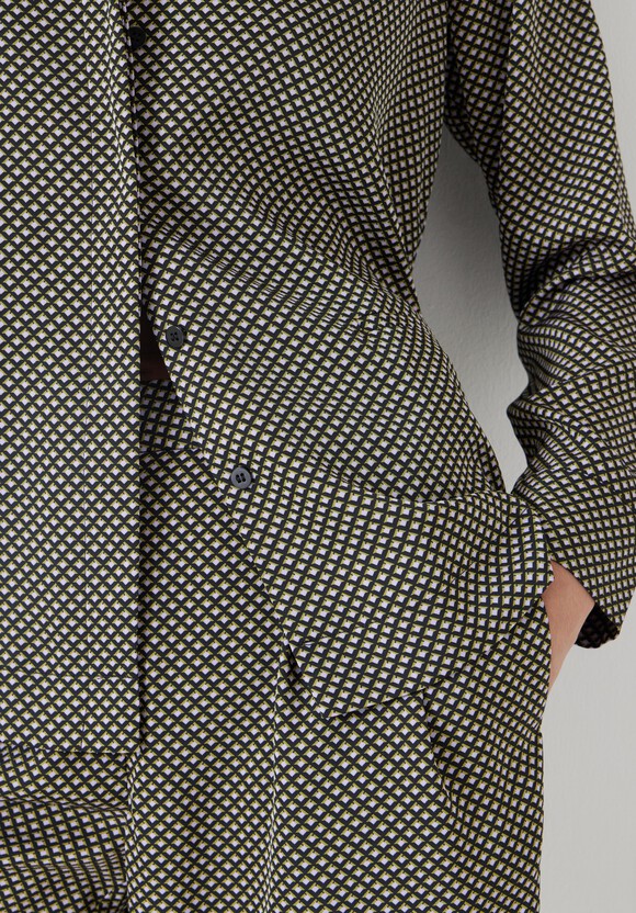 Revere Collar Long Sleeve Shirt