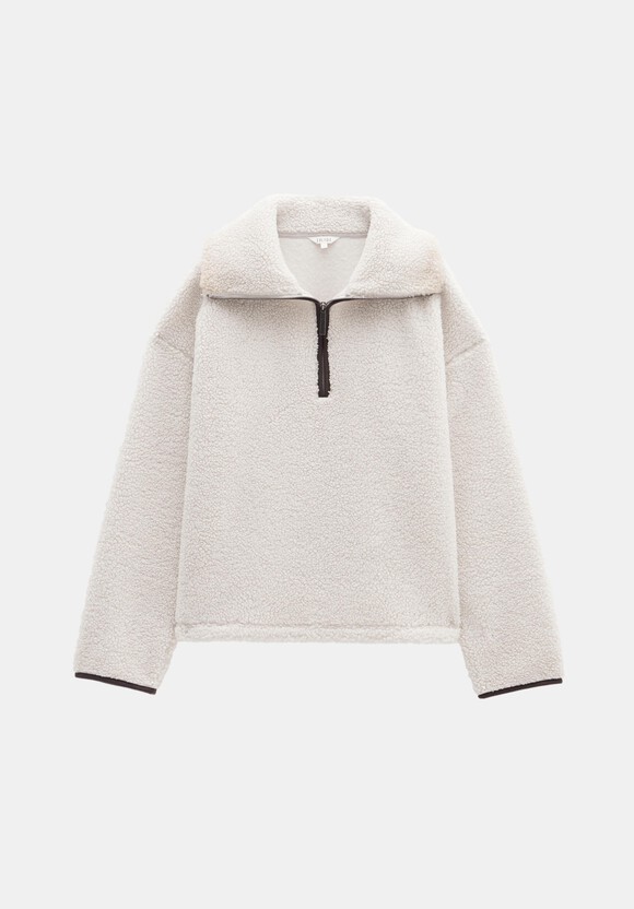 Borg Half Zip Sweatshirt