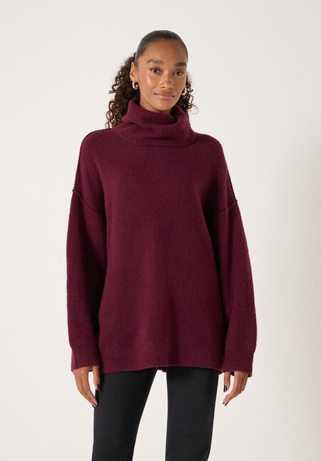 Meryl Wool Blend Roll Neck Jumper