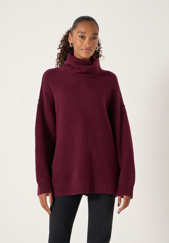 Meryl Wool Blend Roll Neck Jumper