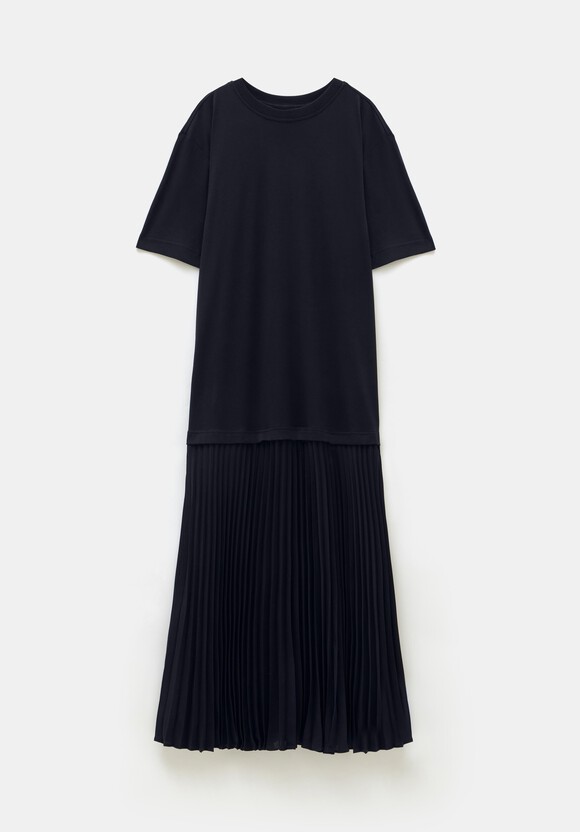 Esme Short Sleeve Pleated Midi Dress