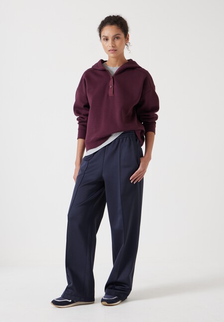 Thalia Popper Detail Clean Hoodie