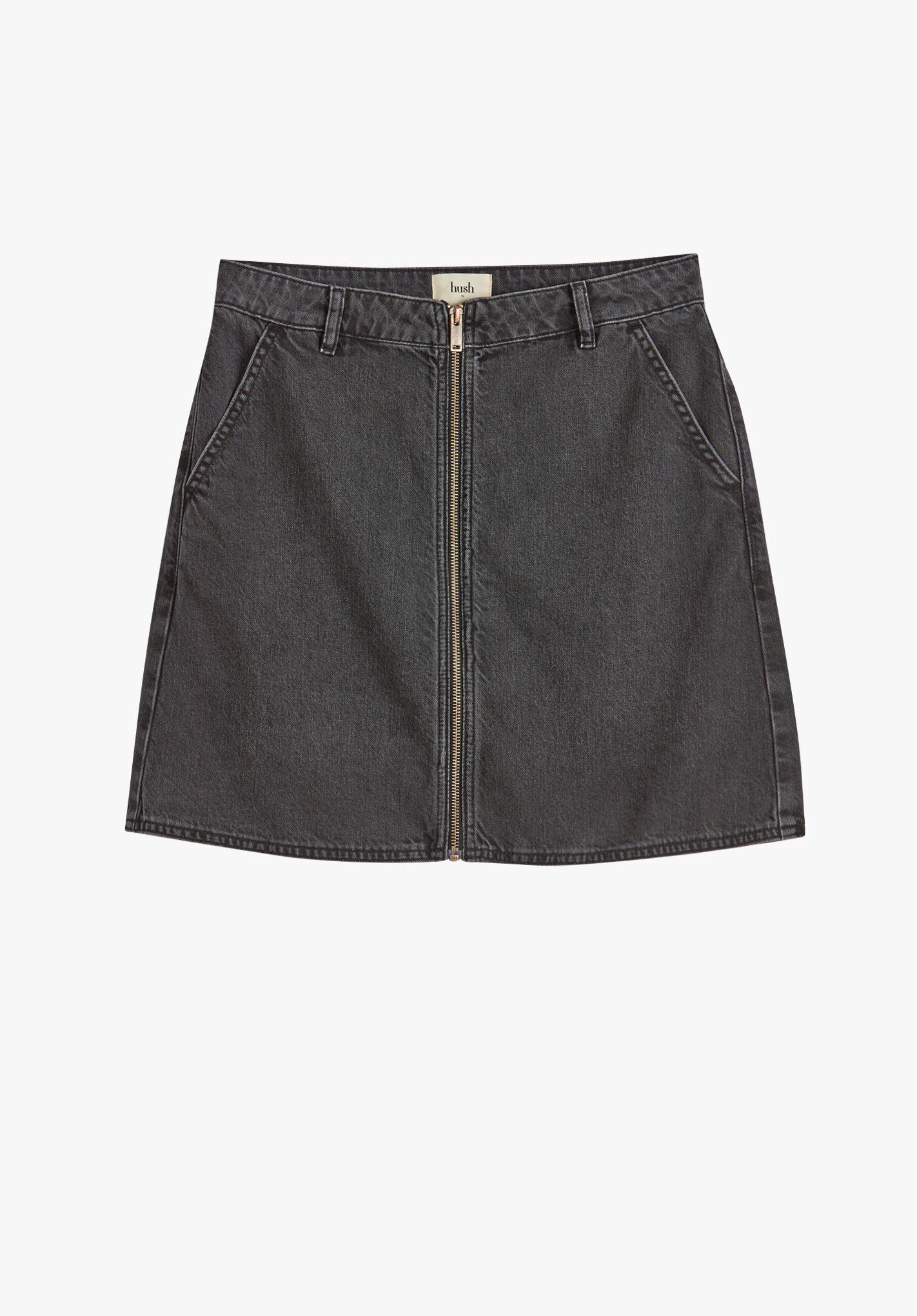 Hush denim mini skirt 2025