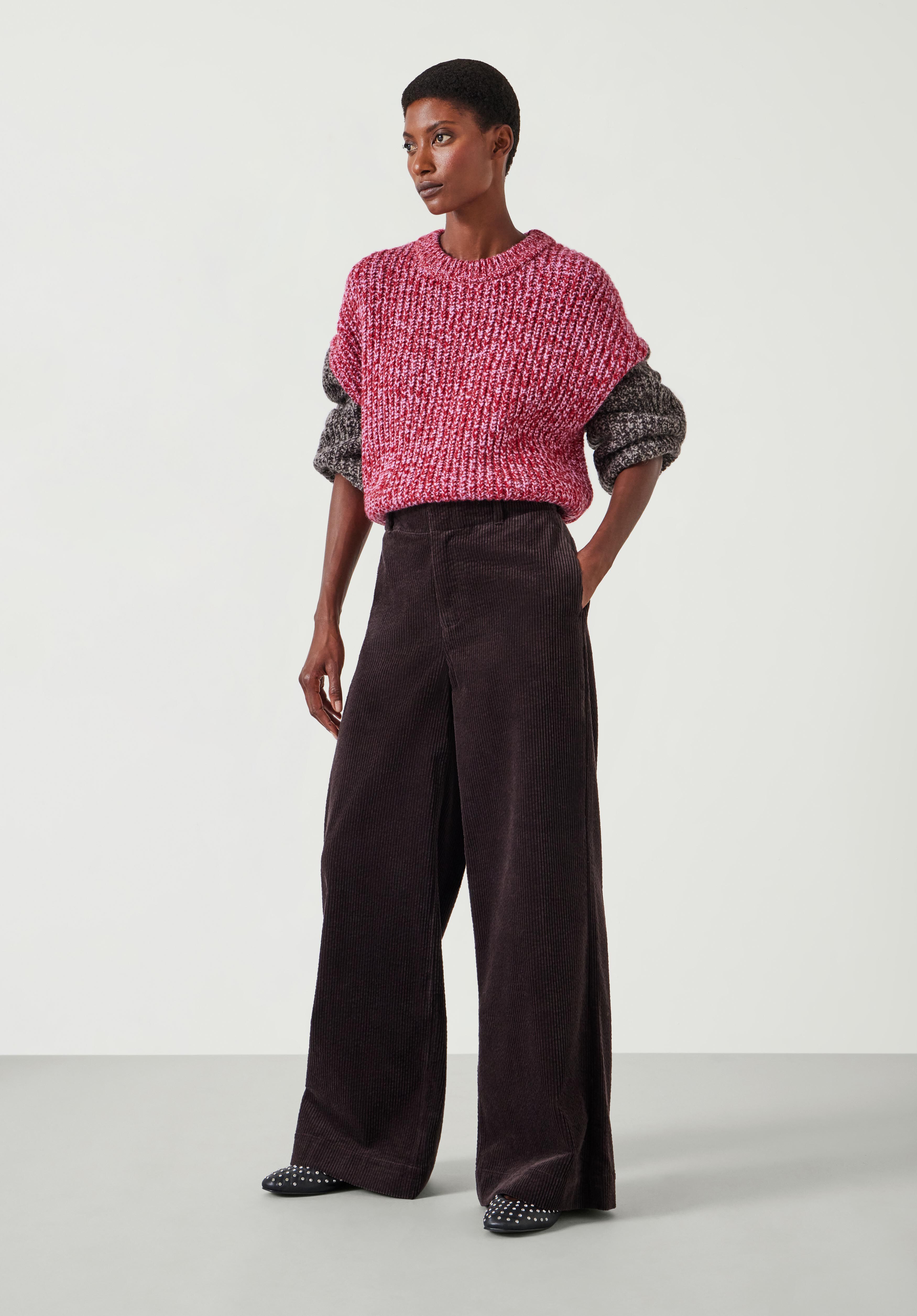 Wide leg corduroy trousers uk top