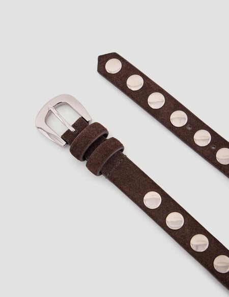 Seren Suede Studded Belt