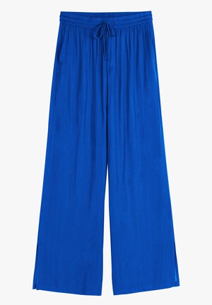 Wide Leg Satin Trousers