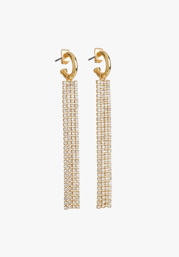 Shimmer Tassel Earrings