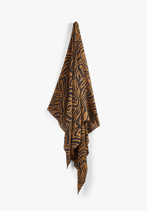 Zebra Printed Scarf