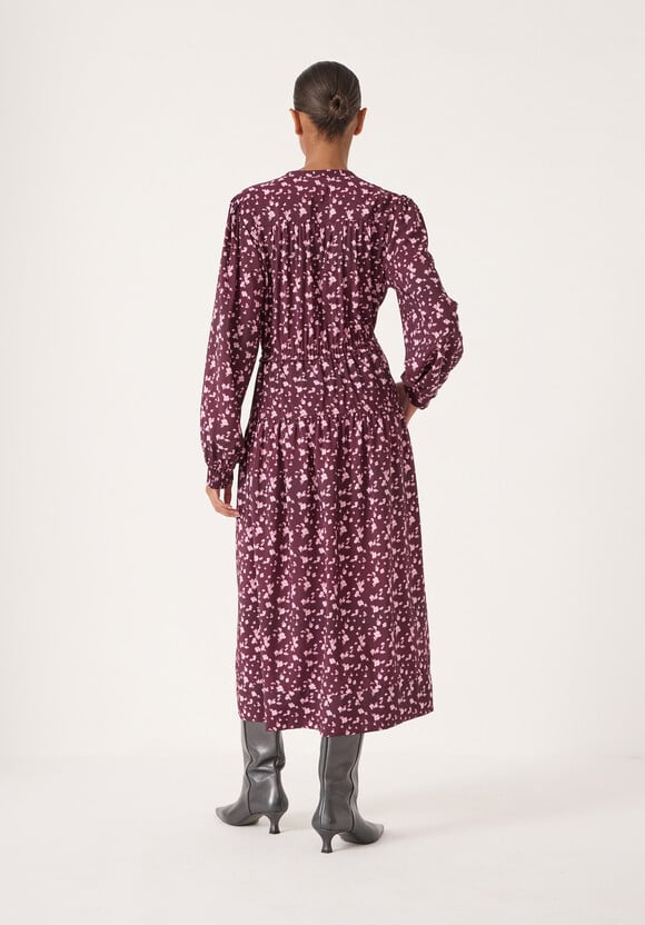 Long Sleeve Air Flow Shirt Dress