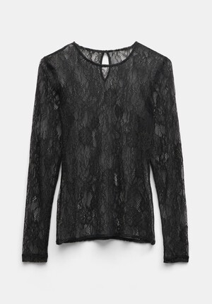 Devlin Lace Long Sleeve Top