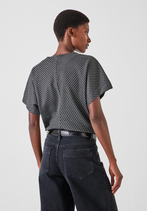 Seam Detail Short Sleeve Top