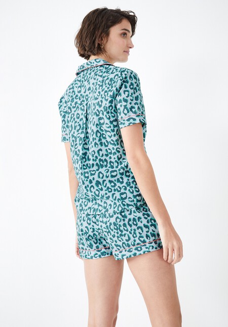 Isla Printed Cotton Pyjama Set