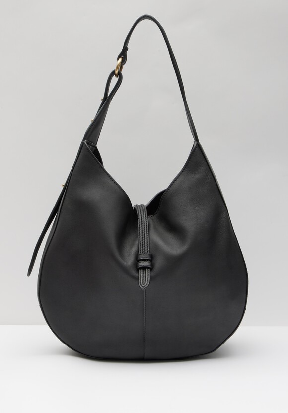 Isla Leather Scoop Tote Bag