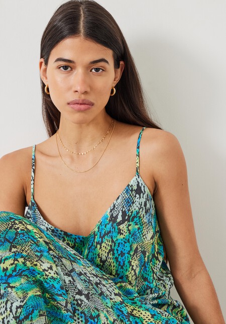 Sydney Printed Maxi Slip Dress
