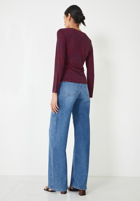 Harper V-Neck Jersey Top