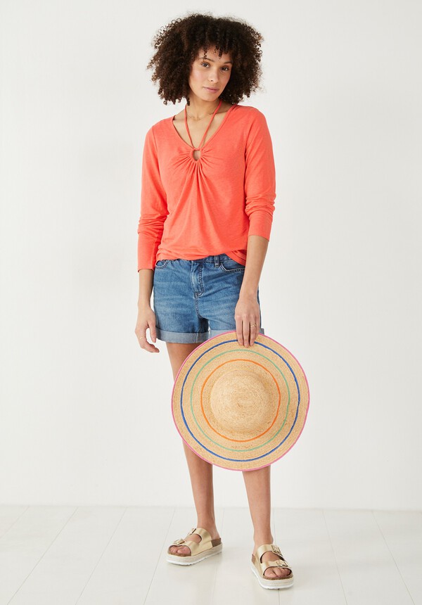 Joceline Linen Strappy Top