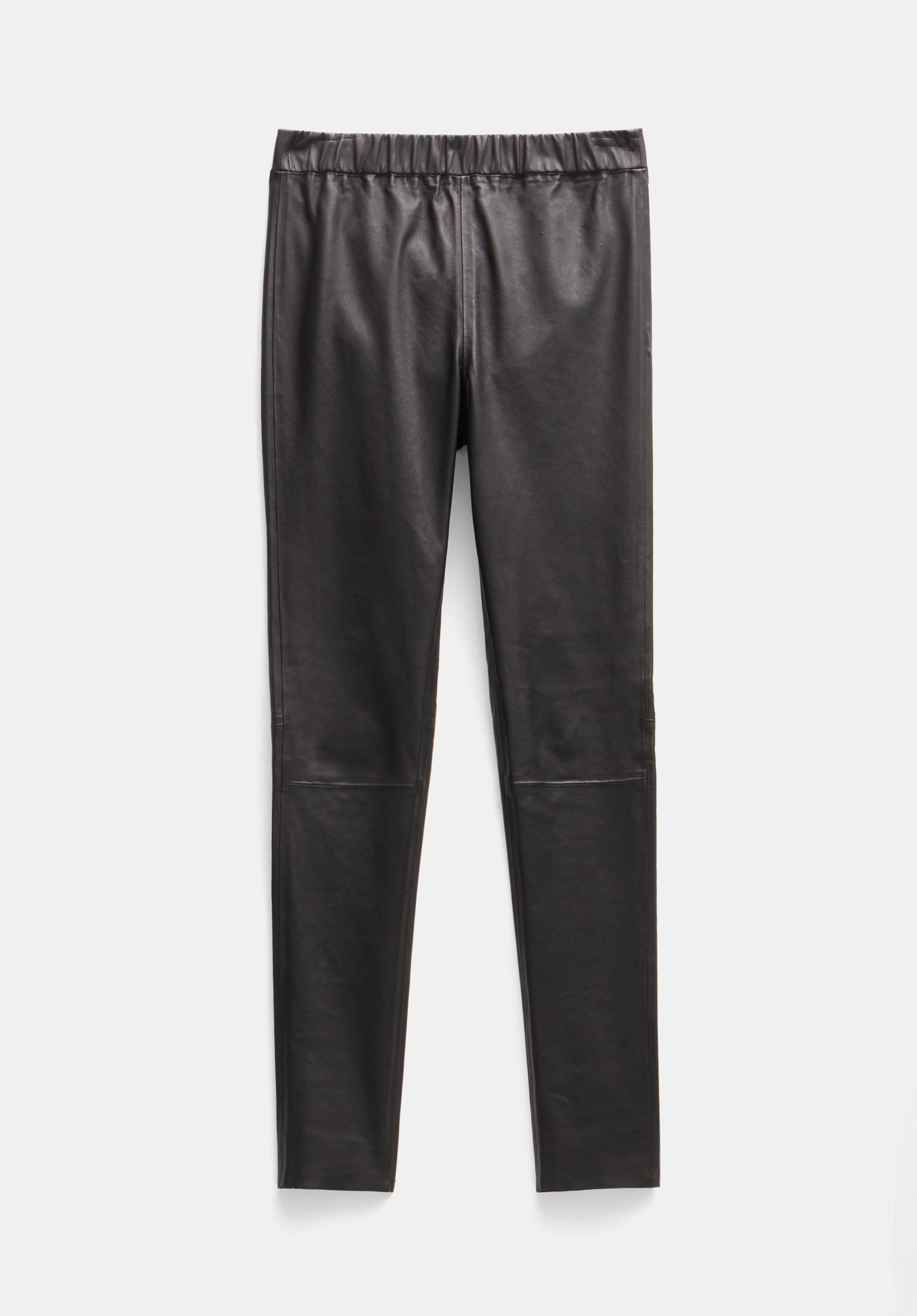 Leather black joggers clearance