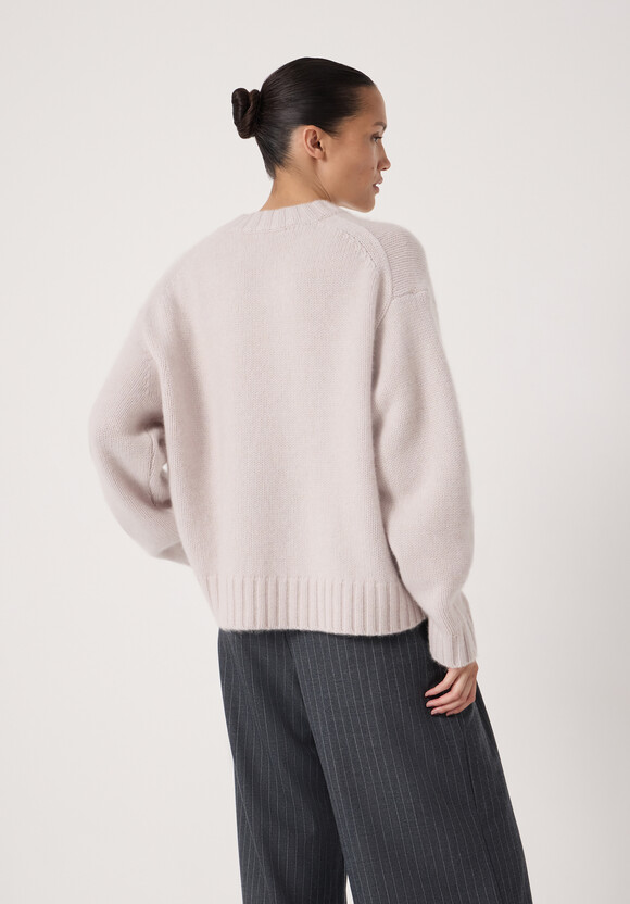 Cora Relaxed Chunky Cashmere Crew Jumper