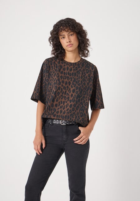 Romina Leopard Print T-Shirt